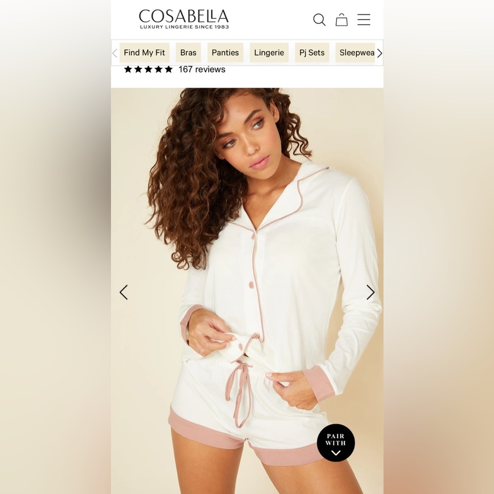 Cosabella Pajama Set L